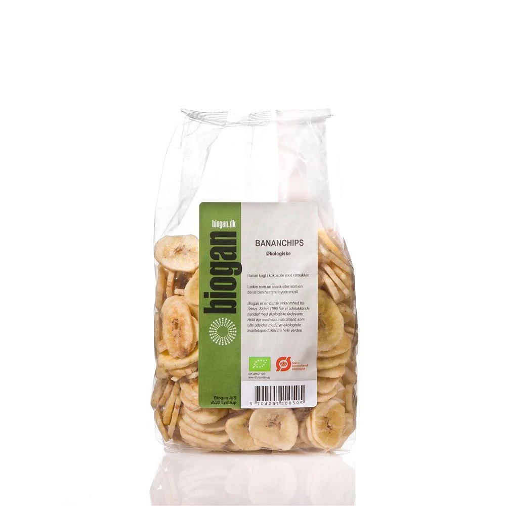 Bananchips Øko PS (400 g) 36326 by BIOGAN color Sort
