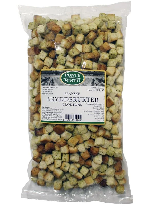 Croutoner Franske Krydderurter PS (500 G) 133014 by Ponte Sisto color Sort