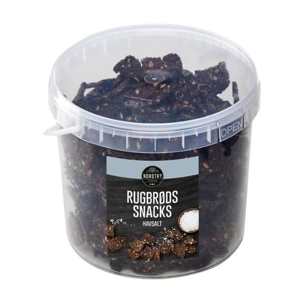 Rugbrødssnack Havsalt BT (650 G) 278620 by Northy Bisquits color Sort