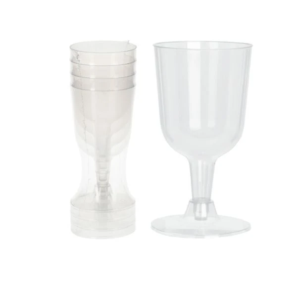Plastvinglas 160 ml PP - Sæt med 4 stk. 178000610 by Koop color Klar