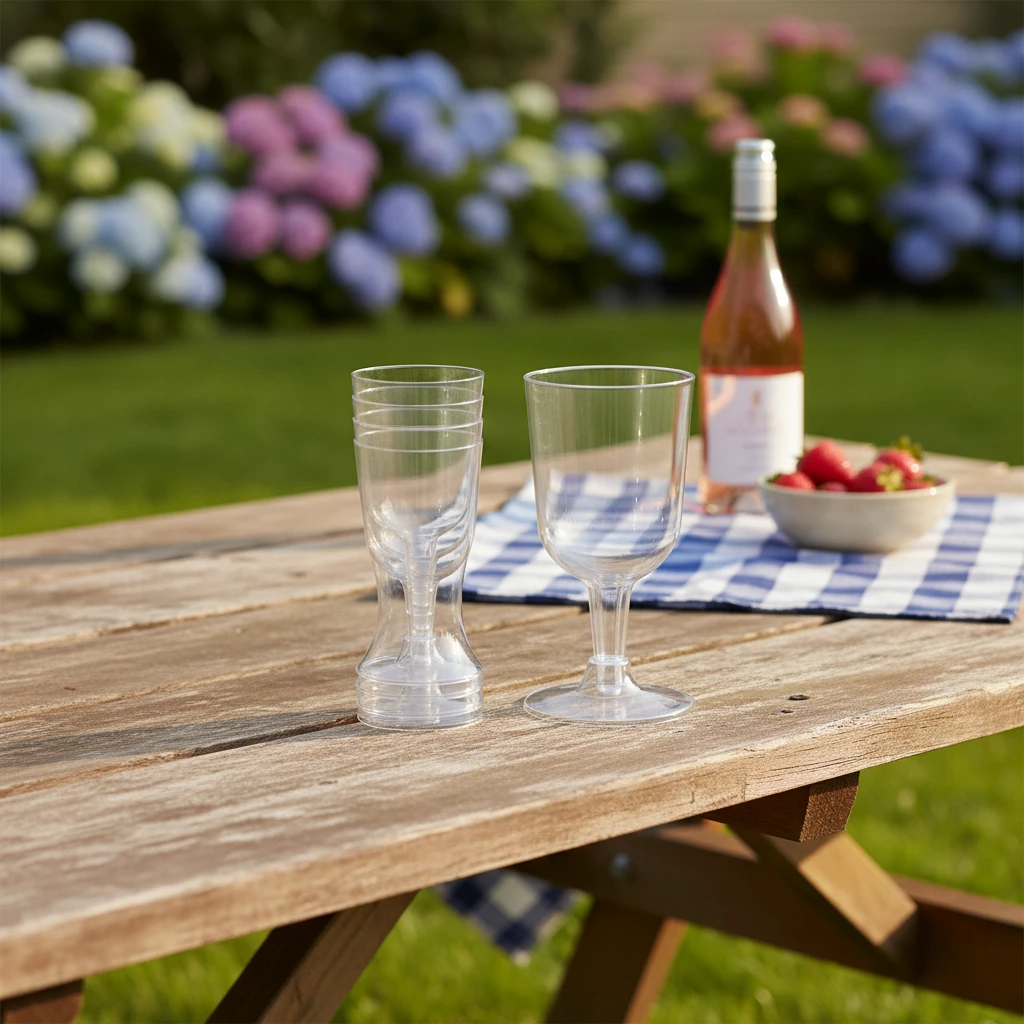 Plastvinglas 160 ml PP - Sæt med 4 stk. 178000610 by Koop color Klar