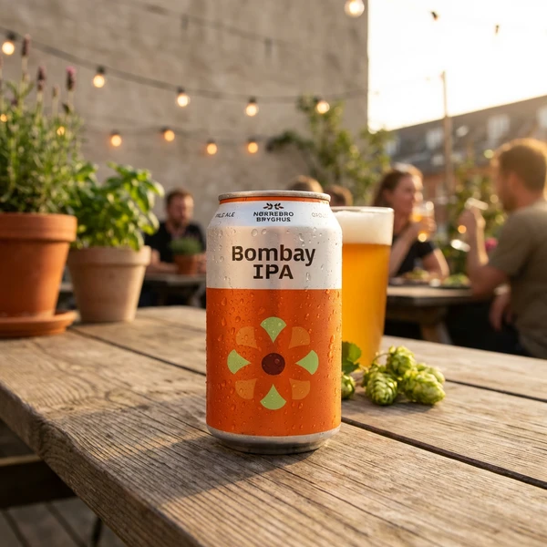 Nørrebro Bryghus Bombay IPA ØKO 33 cl. 28142 by Nørrebro Bryghus color Sort
