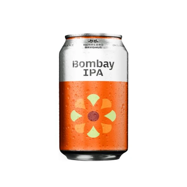 Nørrebro Bryghus Bombay IPA ØKO 33 cl. 28142 by Nørrebro Bryghus color Sort