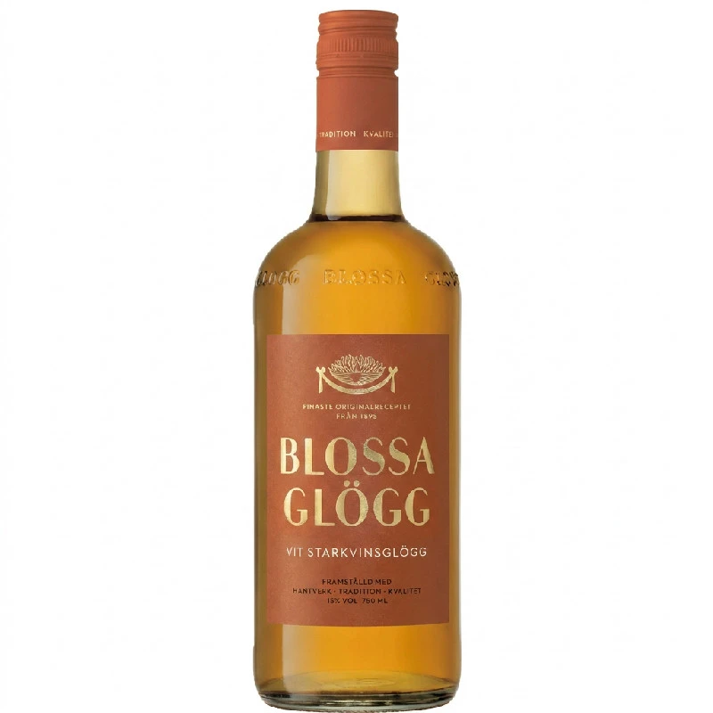 Blossa Glögg Hvid - Stærk FL 75 40906 by BLOSSA color Sort