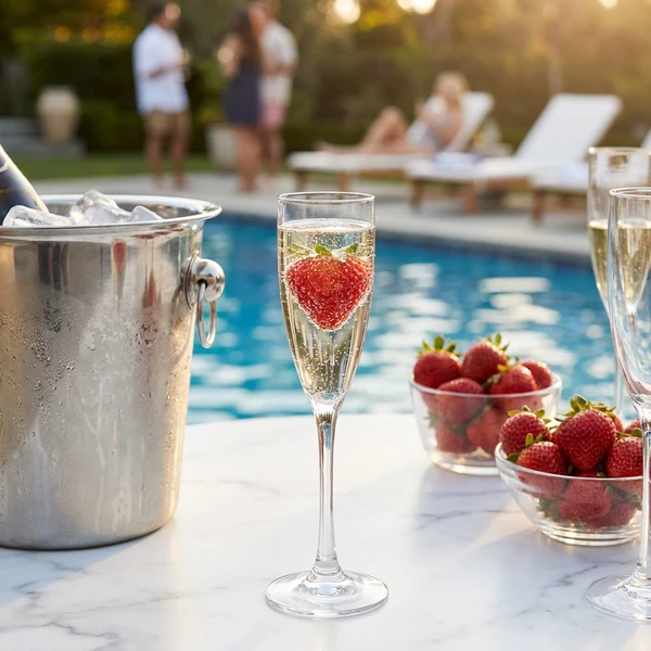 Champagne Flute - Polycarbonat 300113 by GLASS4EVER color Klar