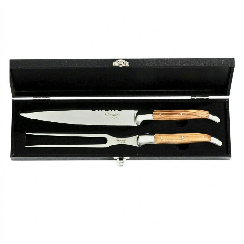 Laguiole By Hâws skæresæt, EG 30-LG0013OAK by Laguiole By Hâws color Sort