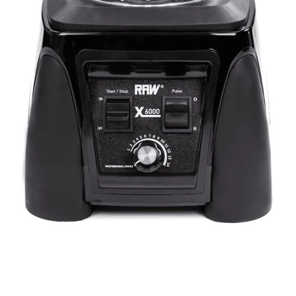 RAW Blender X6000 4.0HP 2.5L 2380W Sort RAWX6000.B by Raw Blende color Sort