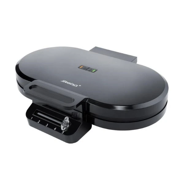Steba Dobbelt Vaffeljern 2 x Ø16,5 cm, 1400W STWE2 by Steba color Sort