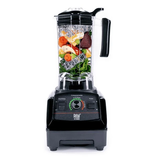 RAW Blender X 1500 Sort 2.0HK 1.2L 1500W RAWX1500.B by Raw Blende color Sort