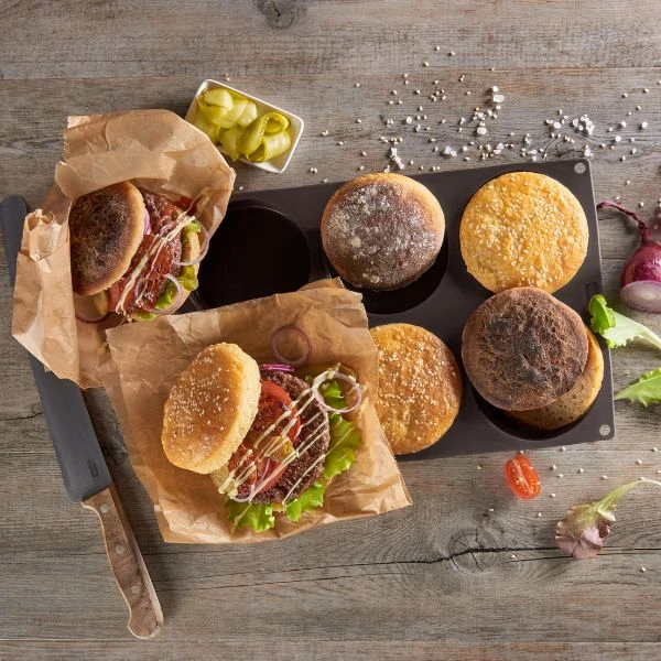 Lurch Flexiform Burgerbun 6stk.Ø10cm LU85081 by LURch color Sort