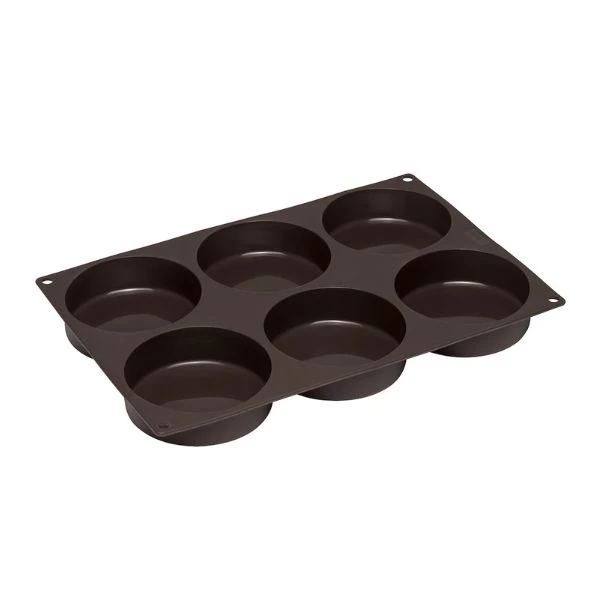 Lurch Flexiform BurgerBun 6 stk. Ø8,5cm LU85086 by LURch color Sort