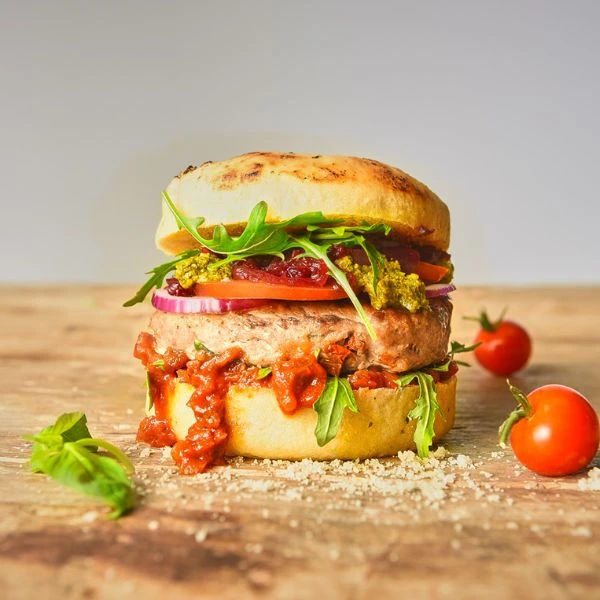 Lurch Flexiform BurgerBun 6 stk. Ø8,5cm LU85086 by LURch color Sort