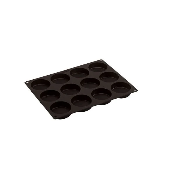 Lurch Flexiform BurgerBun 12 stk. Ø6cm LU85087 by LURch color Sort