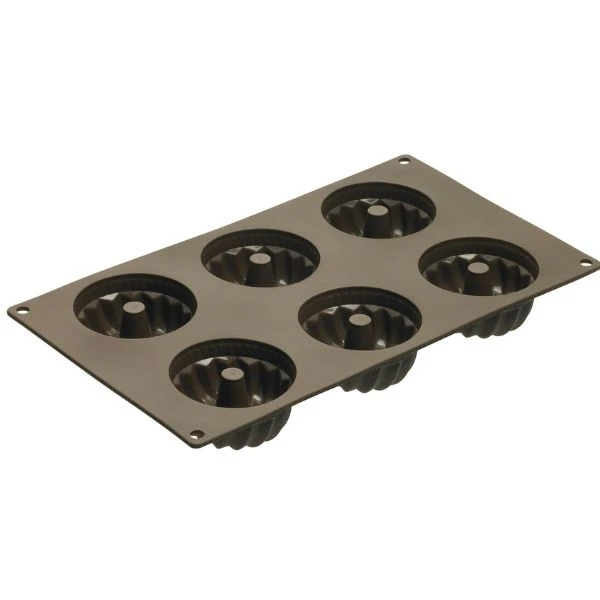 Lurch Flexiform Gugelhopf forme 6 stk. LU85029 by LURch color Sort
