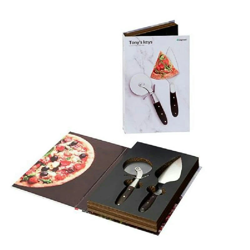 Legnoart TONY'S KEYS, Pizza serveringssæt LEPS1 by Legnoart color Sort