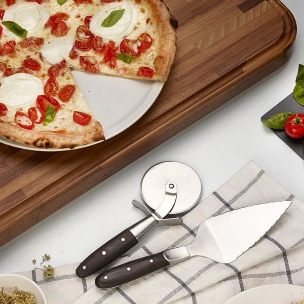 Legnoart TONY'S KEYS, Pizza serveringssæt LEPS1 by Legnoart color Sort