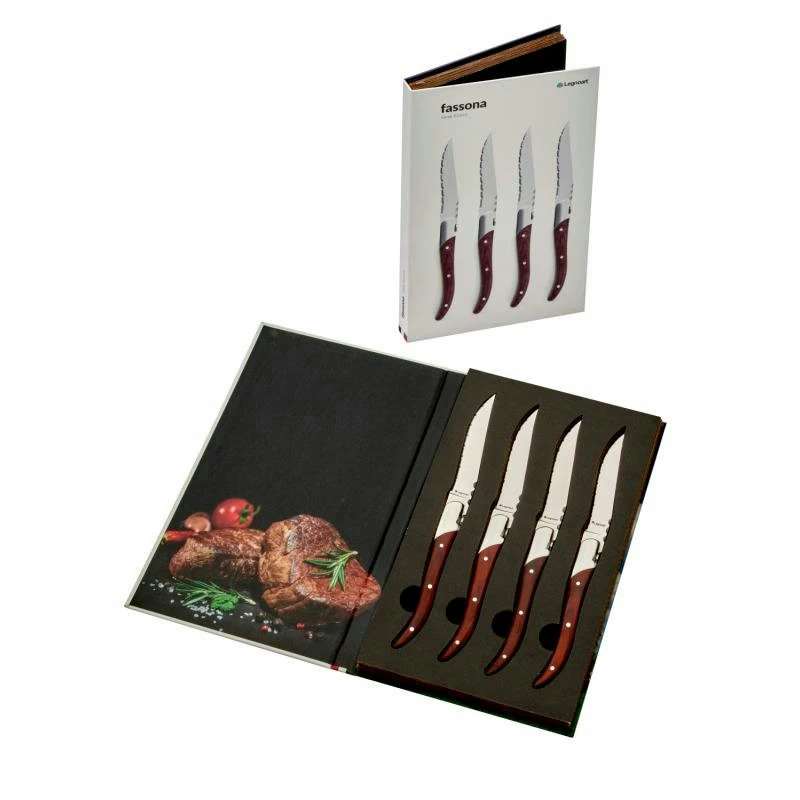 Legnoart FASSONA Steakknive 4 stk. LESK51 by Legnoart color Sort