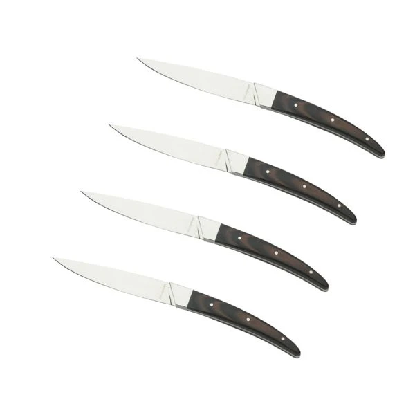 Legnoart PORTERHOUSE Steakknive sæt (4), mørkt skaft LESK7A by Legnoart color Sort