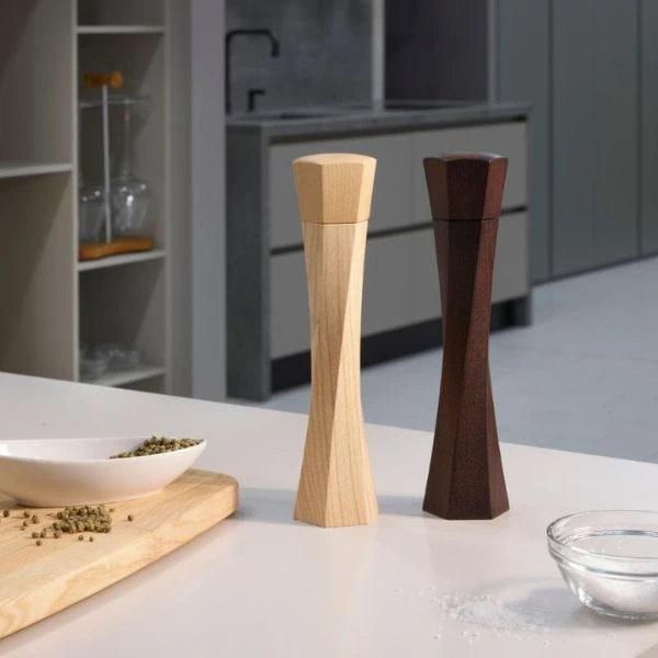 Legnoart TWIST Salt/Peber Keramisk Kværn i lys ask, 26 cm LESBLL by Legnoart color Sort
