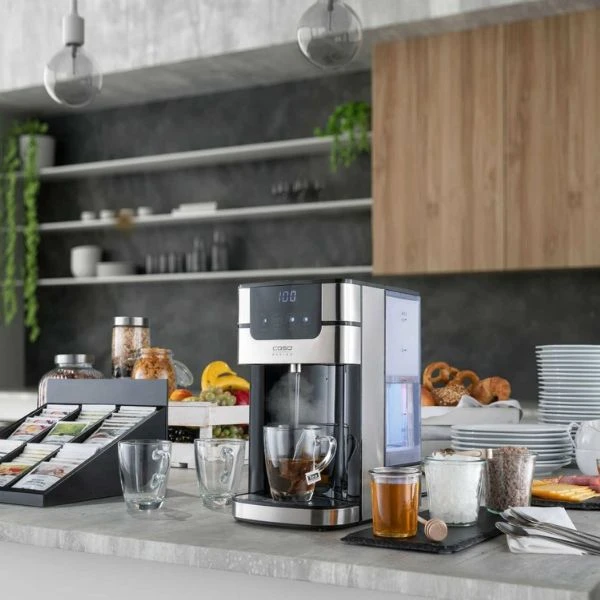 Caso Varmtvandsdispenser Perfect Cup 1000 Pro, 4L CS1878 by CASO color Sort/sølv