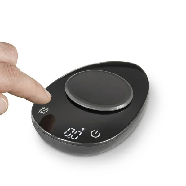 Caso FinoCompact minivægt 0,1 g - 500 g rustfrit stål CS3201 by CASO color Sort