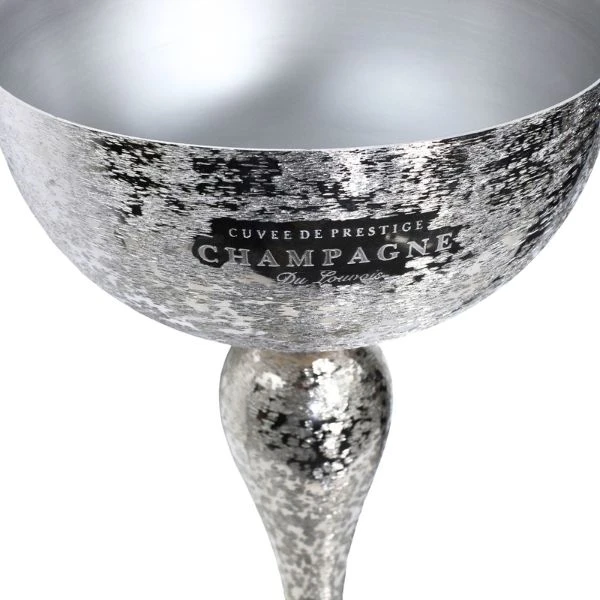 Luksus Champagne Spand med Stativ i Rustfrit Stål 40851 by Drink color Sort