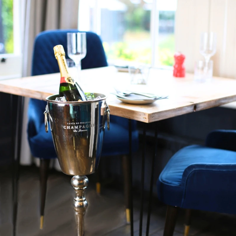 Elegant Champagne Spand på Stativ 40849 by Drink color Sort