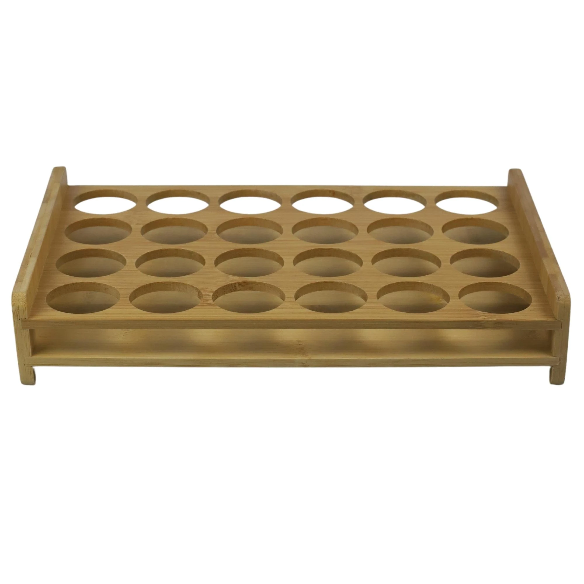 Træ Shotglas Holder til 24 Shots 36296 by Drink color Brun
