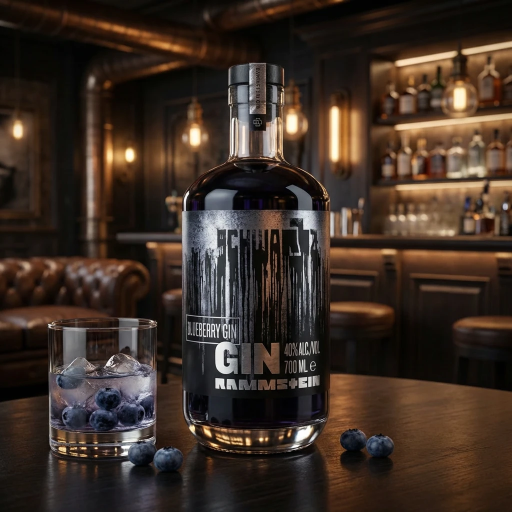 Rammstein Schwarz Gin 70 cl RAMM80 by RAMMSTEIN color Sort