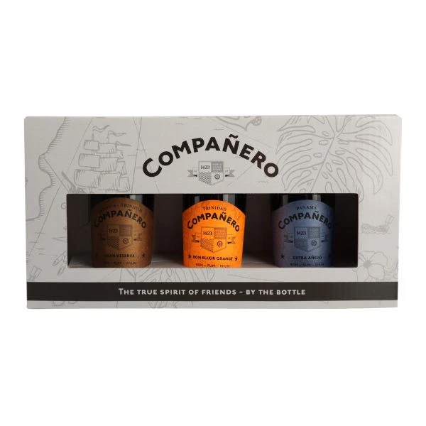 Compañero Rum Gaveæske 3x5cl COMPAN110 by Compañero color Sort