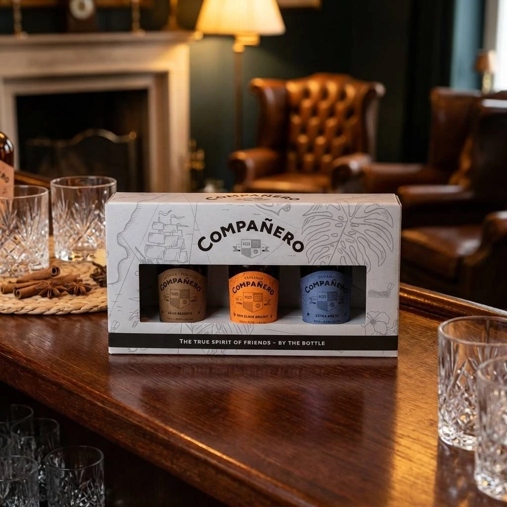 Compañero Rum Gaveæske 3x5cl COMPAN110 by Compañero color Sort