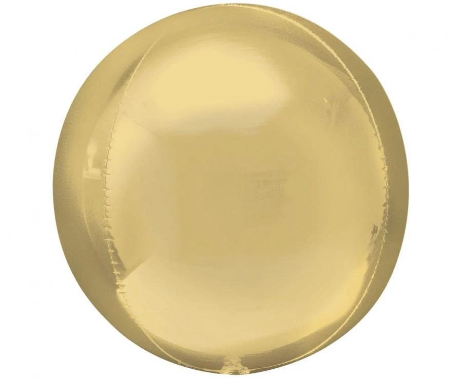 Folieballon ORBZ - Hvid Guld Bold 1 stk. 4186901 by Godan color Sort