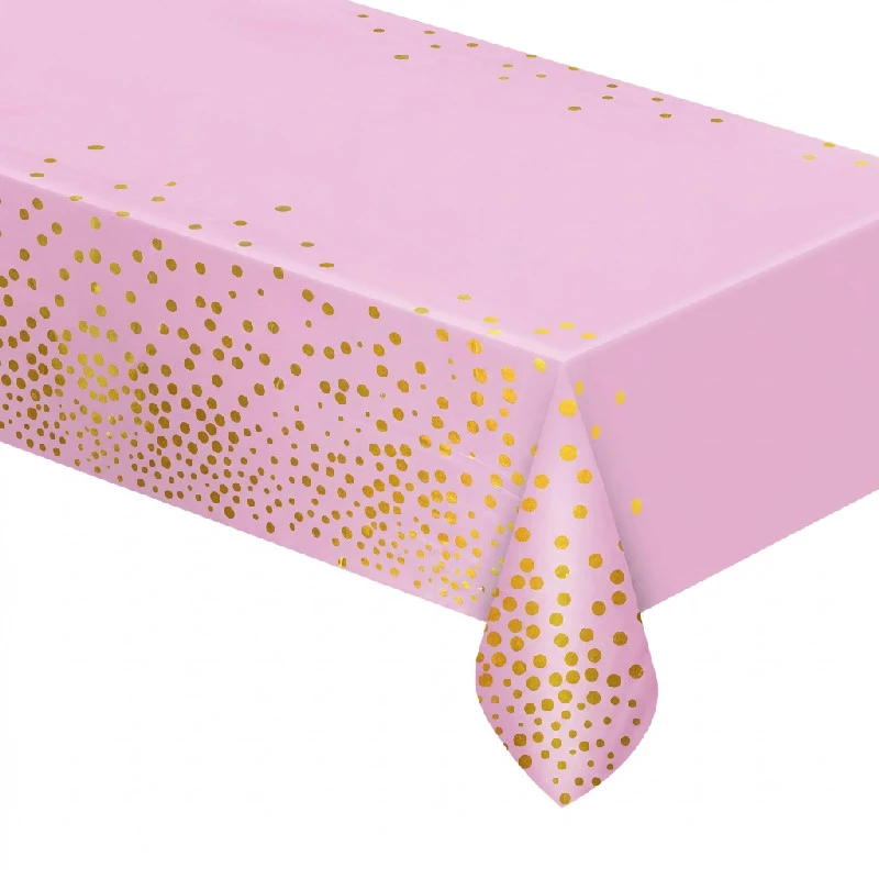 Foliedug B&C med guld prikker lyserød 137x183 cm SH-OFGR by Godan color Sort