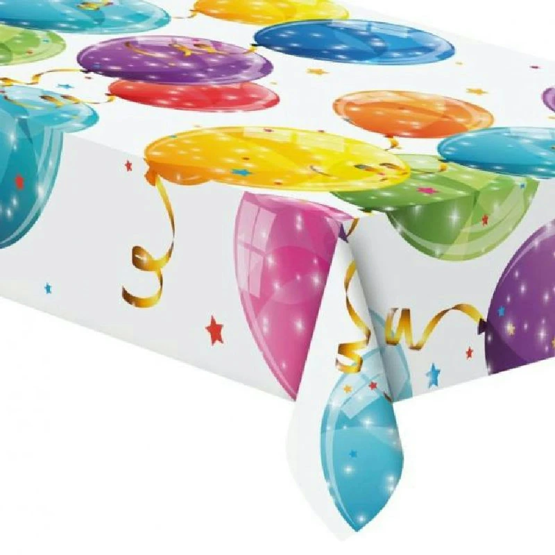 Plastikdug "Funklende Balloner" 120x180 cm 88151 by Godan color Sort