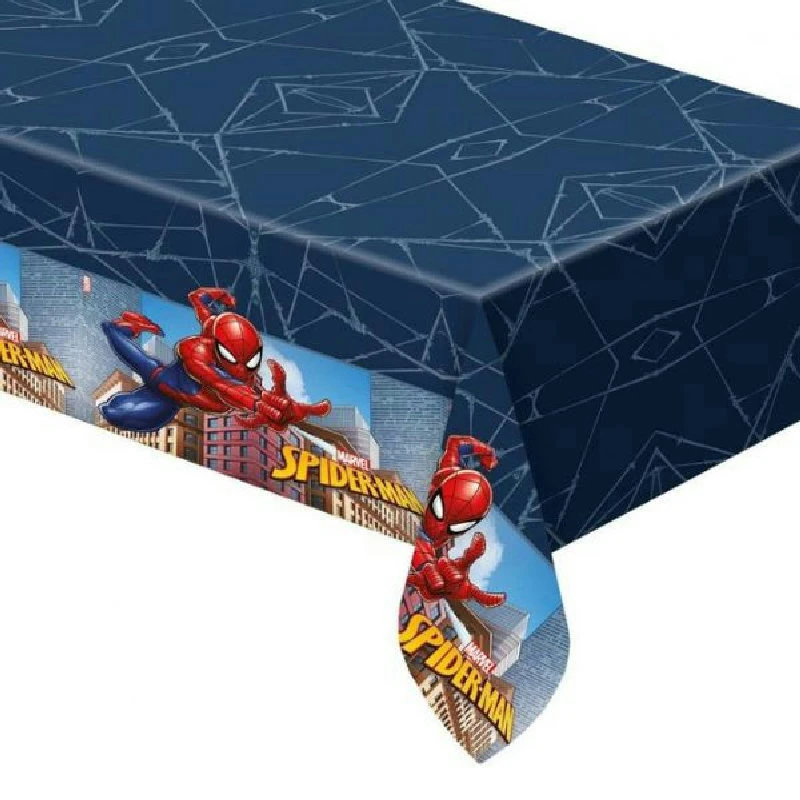 Plastikdug "Spiderman Kriminalfighter" 120x180 cm 93866 by Godan color Sort