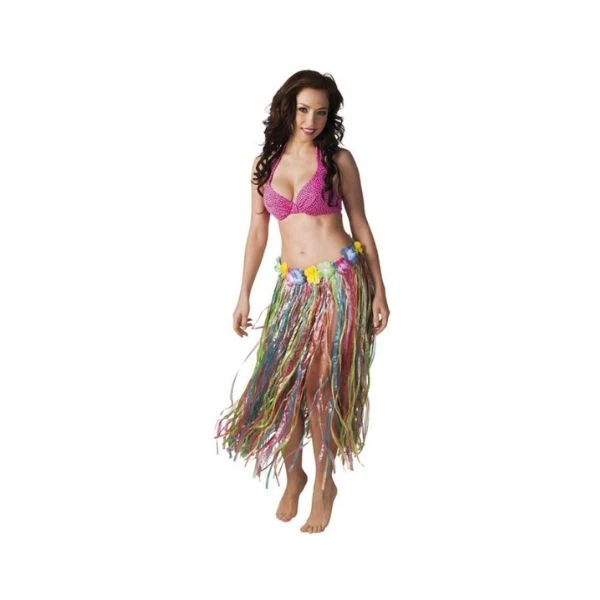 Hawaiiansk nederdel 80 cm flerfarvet 52402 by Godan color Sort