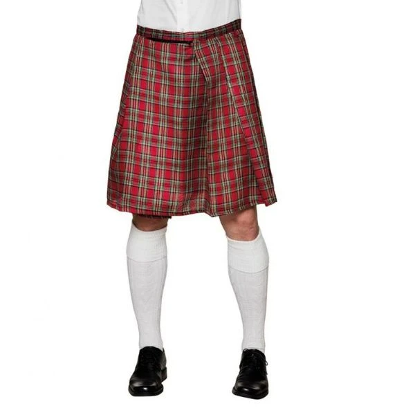Kilt Mr. Tartan rød 81224 by Godan color Sort