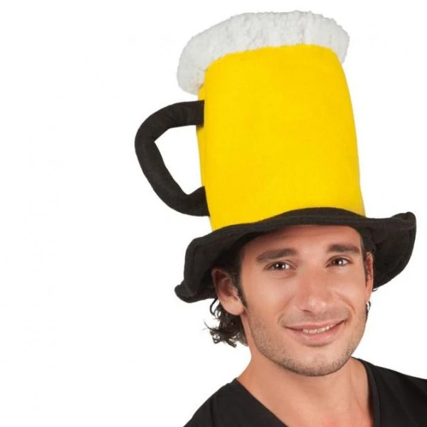 Ølkrus hat til fest og Oktoberfest 98996 by Godan color Sort