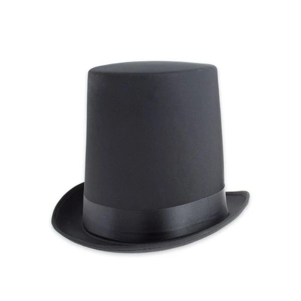 Cylinder "Gentleman" høj sort glat stor størrelse CWCG-YH by Godan color Sort