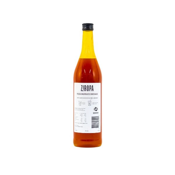 Ziropa Dansk Passionsfrugtlemonade 70 cl 61341 by Ziropa color Sort