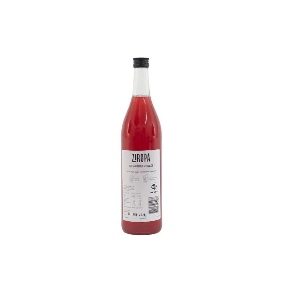 Ziropa Dansk Rabarberlemonade 70 cl 61355 by Ziropa color Sort