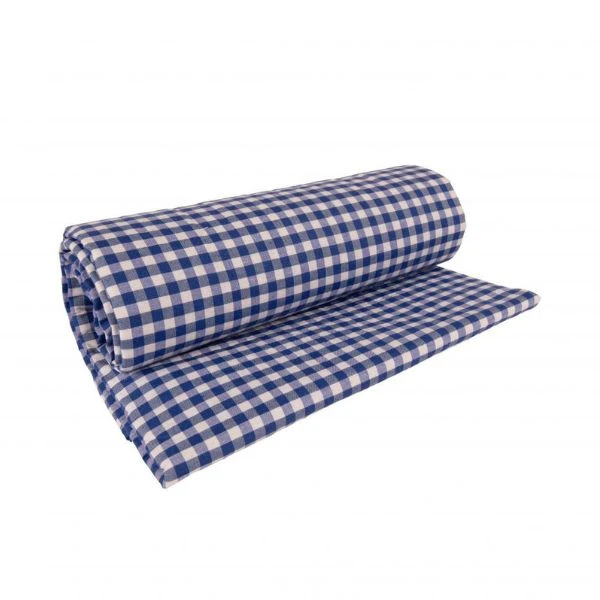 Picnictæppe Blå/Hvid Ternet By Bercato 150x135cm B79083 by SCANDINAVIAN HOME color Sort