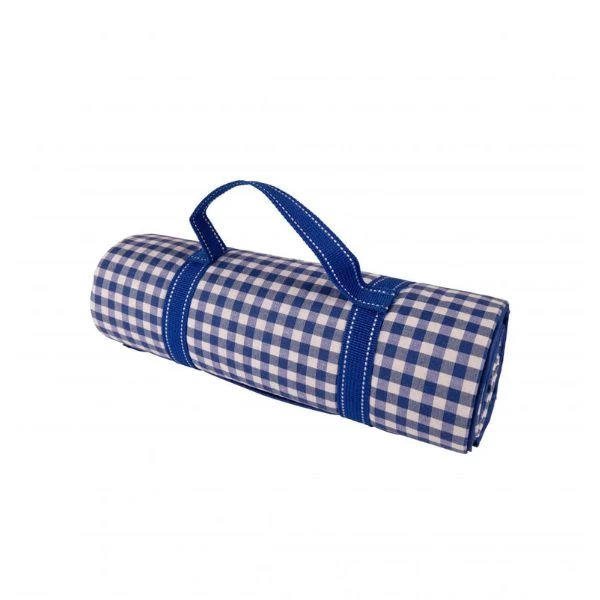 Picnictæppe Blå/Hvid Ternet By Bercato 150x135cm B79083 by SCANDINAVIAN HOME color Sort