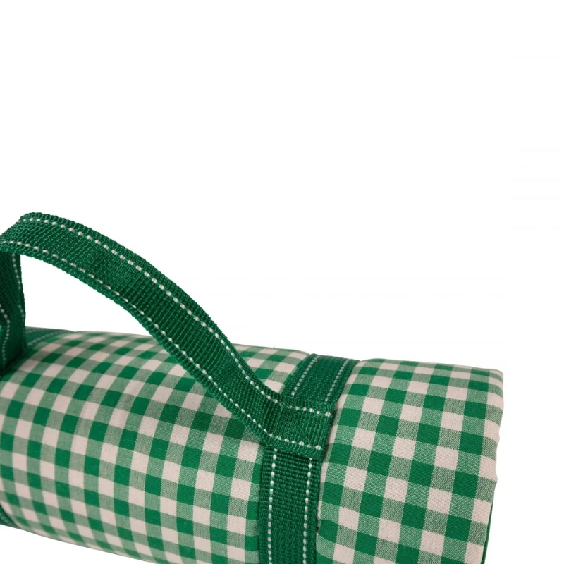 Picnictæppe Grøn/Hvid Ternet By Bercato 150x135cm B79081 by SCANDINAVIAN HOME color Grøn/Hvid