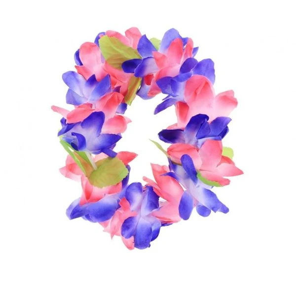 Hawaiiansk pandebånd store blomster lilla-pink DJ-ODFR by Godan color Sort