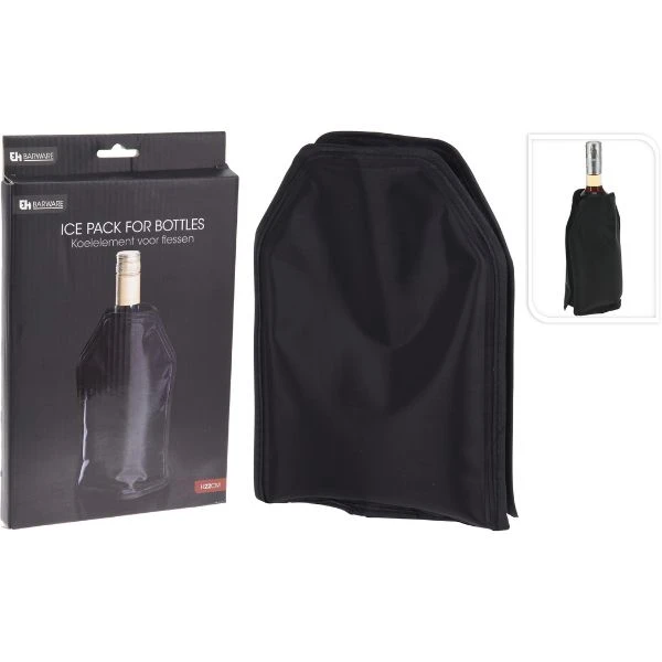 Køleelement til flasker, sort 529002080 by Koop color Sort