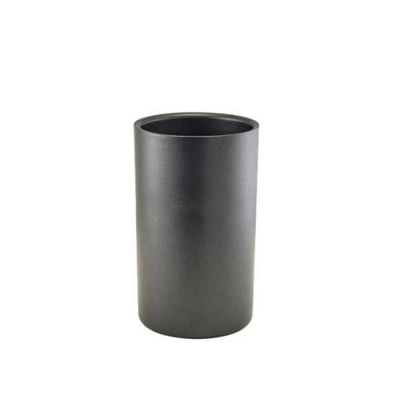 Metallic vinkøler Genware sort rustfrit stål 003MTBK by Genware color Sort