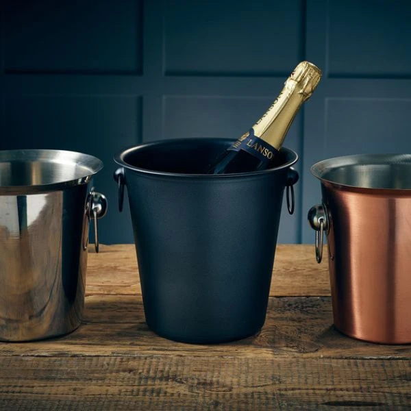 GenWare Metallic Black Vinspand i Rustfrit Stål 26203MTBK by Genware color Sort