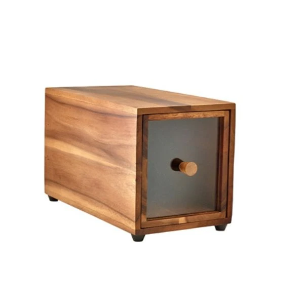 Acacia Træ Brødkasse GN 1/3 Genware WBB-3218 by Genware color Sort