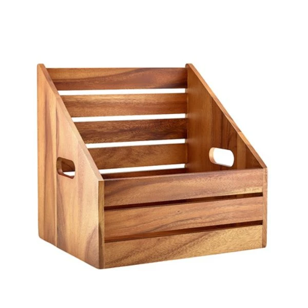 Acacia Trækasse med Skrå Vinkel GN 1/2 GenWare RSR-W3226A by Genware color Sort